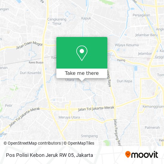 Pos Polisi Kebon Jeruk RW 05 map