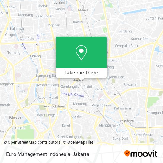 Euro Management Indonesia map
