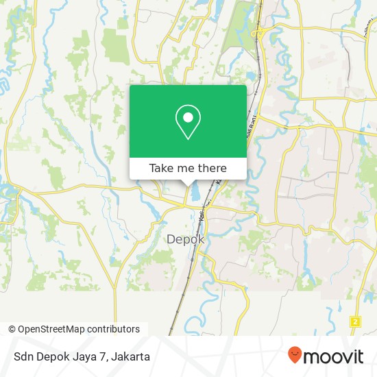 Sdn Depok Jaya 7 map