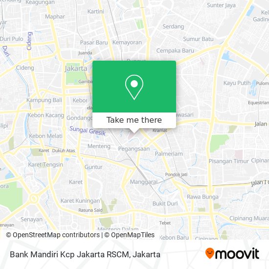 Bank Mandiri Kcp Jakarta RSCM map
