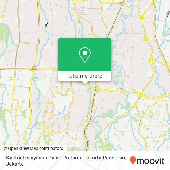 Kantor Pelayanan Pajak Pratama Jakarta Pancoran map
