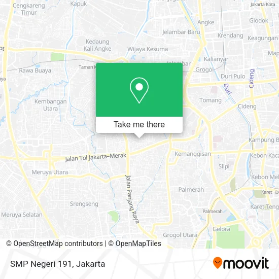 SMP Negeri 191 map