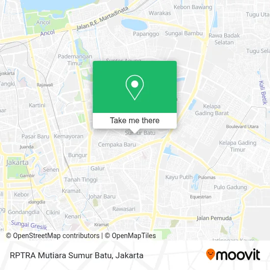 RPTRA Mutiara Sumur Batu map