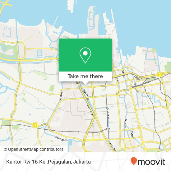 Kantor Rw 16 Kel.Pejagalan map