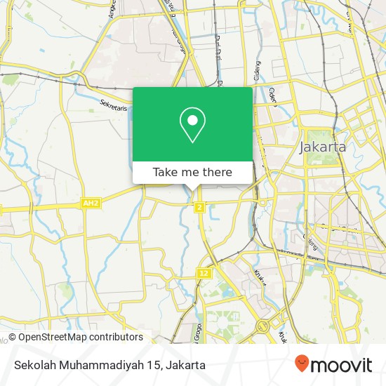 Sekolah Muhammadiyah 15 map