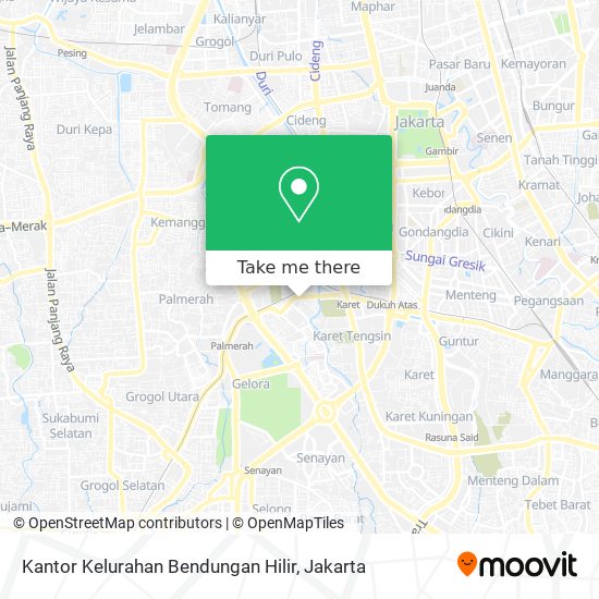 Kantor Kelurahan Bendungan Hilir map