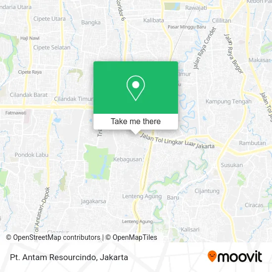 Pt. Antam Resourcindo map