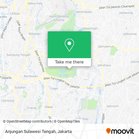 Anjungan Sulawesi Tengah map