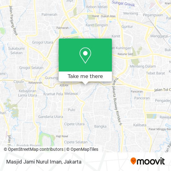 Masjid Jami Nurul Iman map