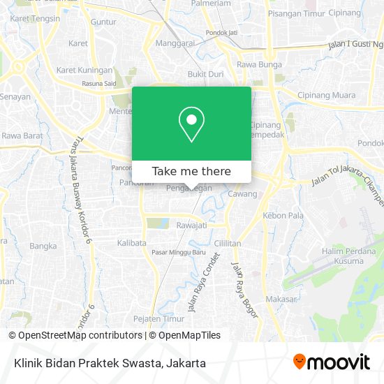 Klinik Bidan Praktek Swasta map