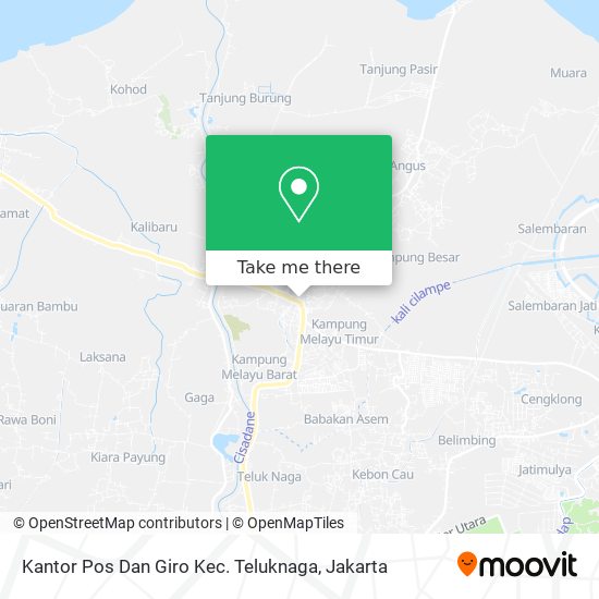 Kantor Pos Dan Giro Kec. Teluknaga map