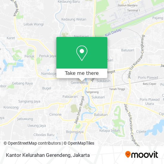 Kantor Kelurahan Gerendeng map