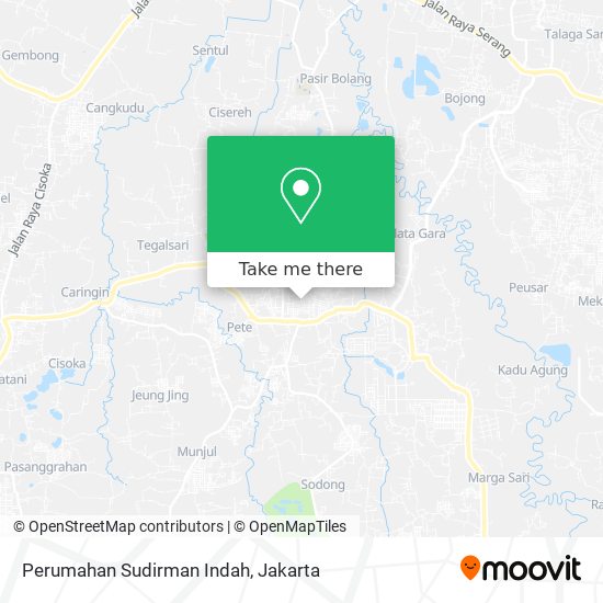 Perumahan Sudirman Indah map