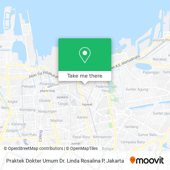 Praktek Dokter Umum Dr. Linda Rosalina P map