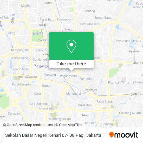 Sekolah Dasar Negeri Kenari 07- 08 Pagi map