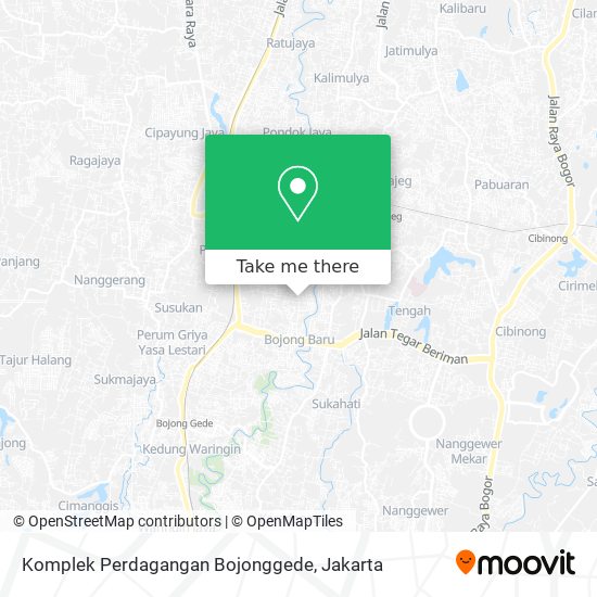 Komplek Perdagangan Bojonggede map