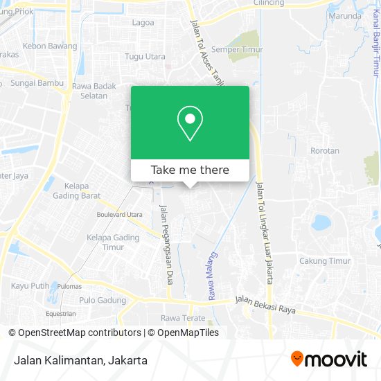 Jalan Kalimantan map