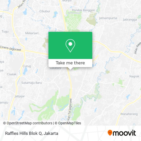 Raffles Hills Blok Q map