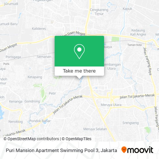 Puri Mansion Apartment Swimming Pool 3 map