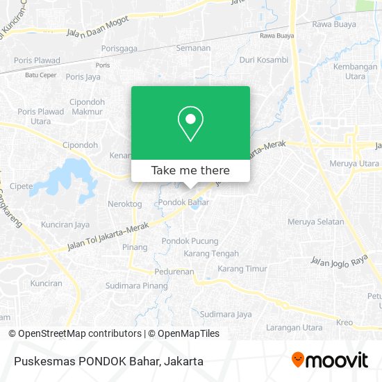 Puskesmas PONDOK Bahar map