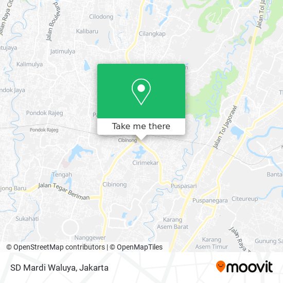 SD Mardi Waluya map