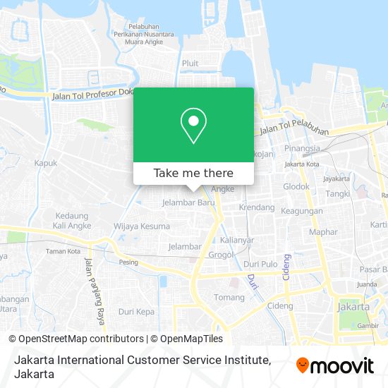 Jakarta International Customer Service Institute map