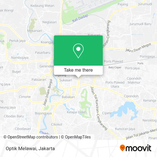 Optik Melawai map