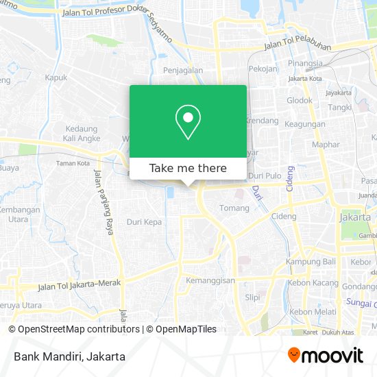 Bank Mandiri map