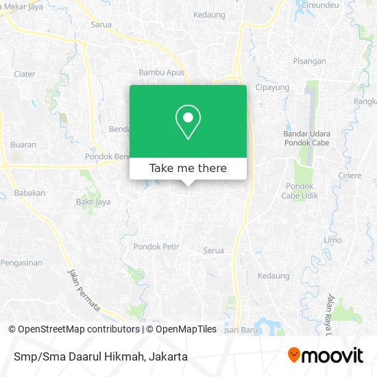 Smp/Sma Daarul Hikmah map