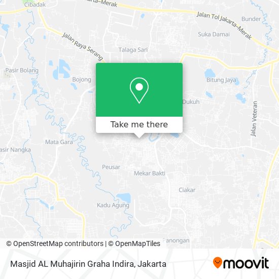 Masjid AL Muhajirin Graha Indira map