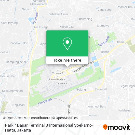Parkir Dasar Terminal 3 Internasional Soekarno-Hatta map