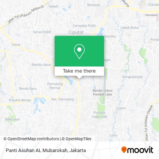 Panti Asuhan AL Mubarokah map