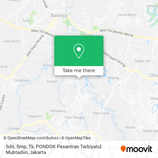 Sdit, Smp, Tk, PONDOK Pesantran Tarbiyatul Mubtadiin map