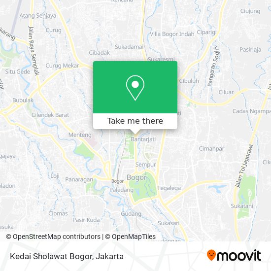 Kedai Sholawat Bogor map