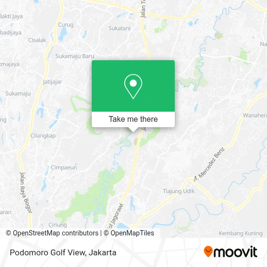 Podomoro Golf View map