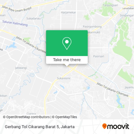 Gerbang Tol Cikarang Barat 5 map