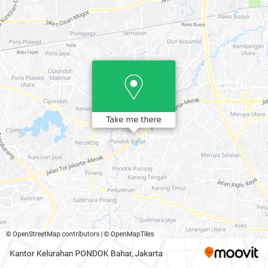 Kantor Kelurahan PONDOK Bahar map