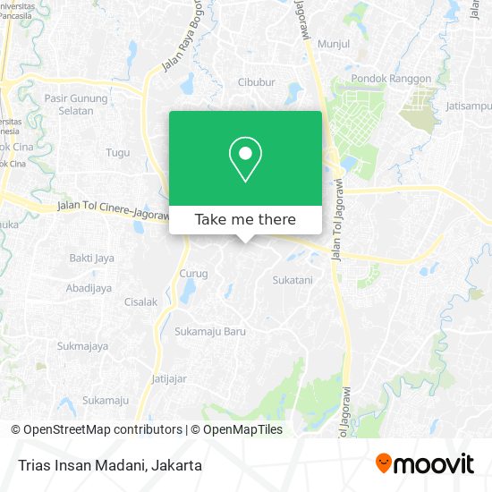 Trias Insan Madani map