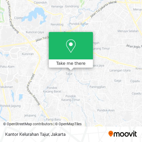 Kantor Kelurahan Tajur map