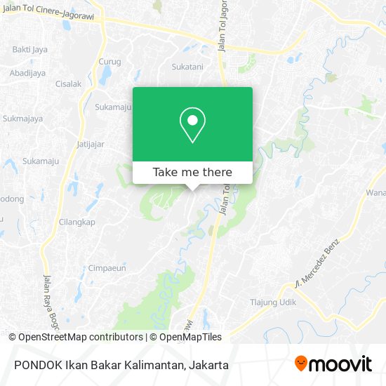 PONDOK Ikan Bakar Kalimantan map