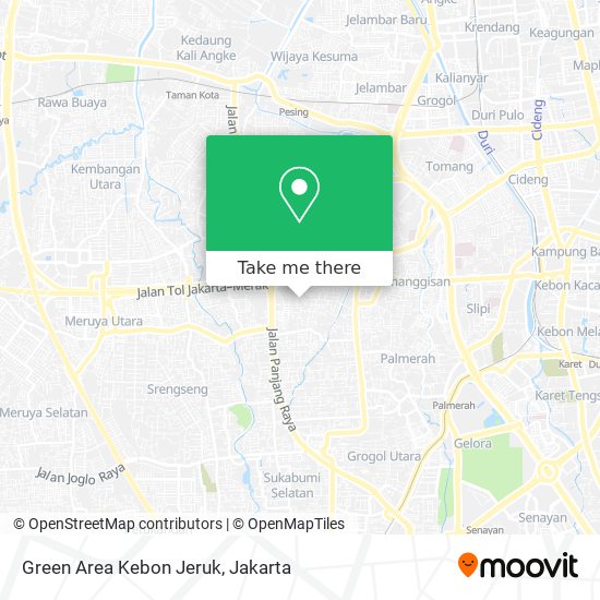 Green Area Kebon Jeruk map