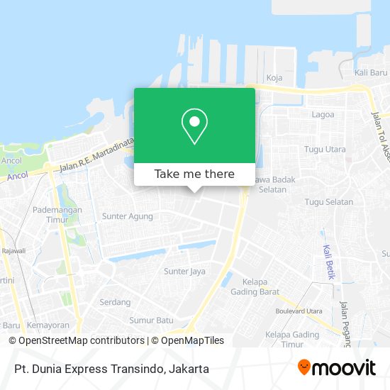 Pt. Dunia Express Transindo map