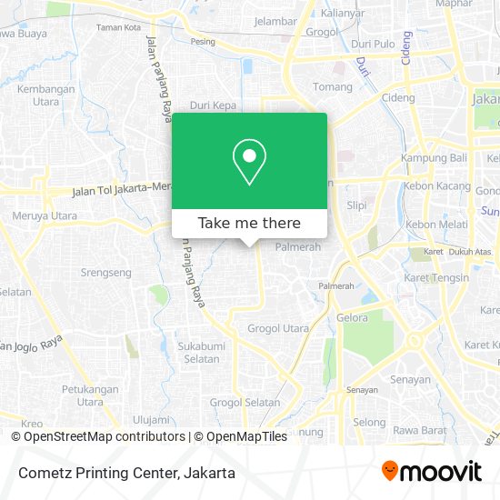 Cometz Printing Center map