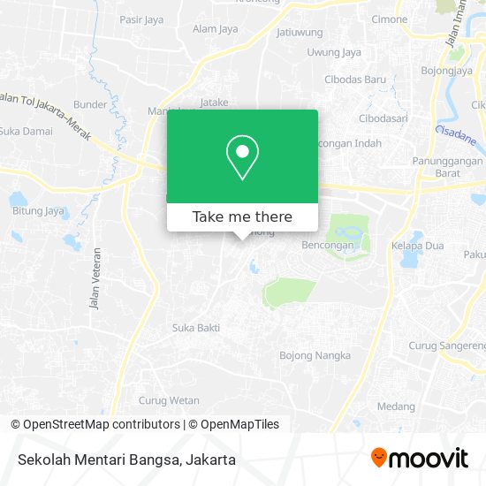 Sekolah Mentari Bangsa map