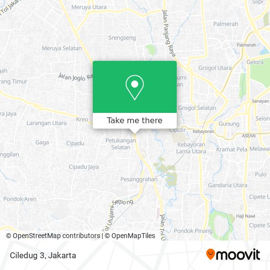 Ciledug 3 map