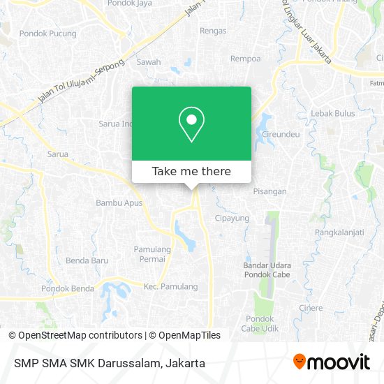 SMP SMA SMK Darussalam map