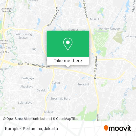 Komplek Pertamina map