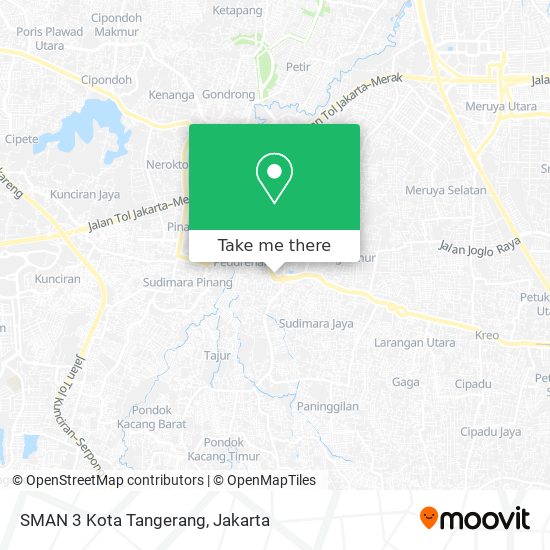 SMAN 3 Kota Tangerang map