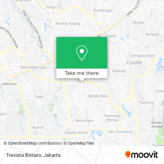 Trevista Bintaro map