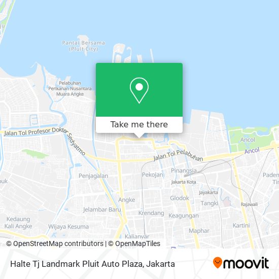 Halte Tj Landmark Pluit Auto Plaza map